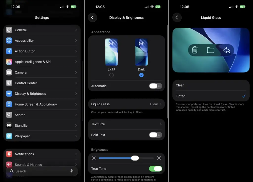 هل يزعجك تصميم Liquid Glass في iOS؟ إليك 5 إعدادات تُخفّف من تأثيره