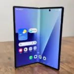 The Samsung Galaxy Z Fold 7 (Image credit: Lance Ulanoff / Future)