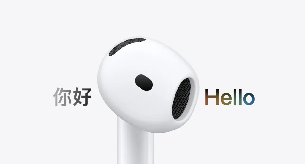 ميزة الترجمة الفورية في سماعات AirPods 5
