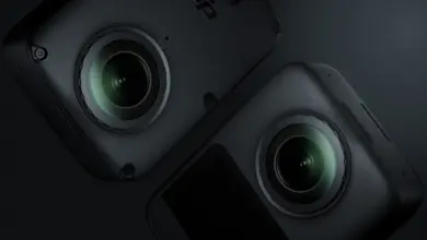 عدستا كاميرا DJI Osmo 360 II عن قرب