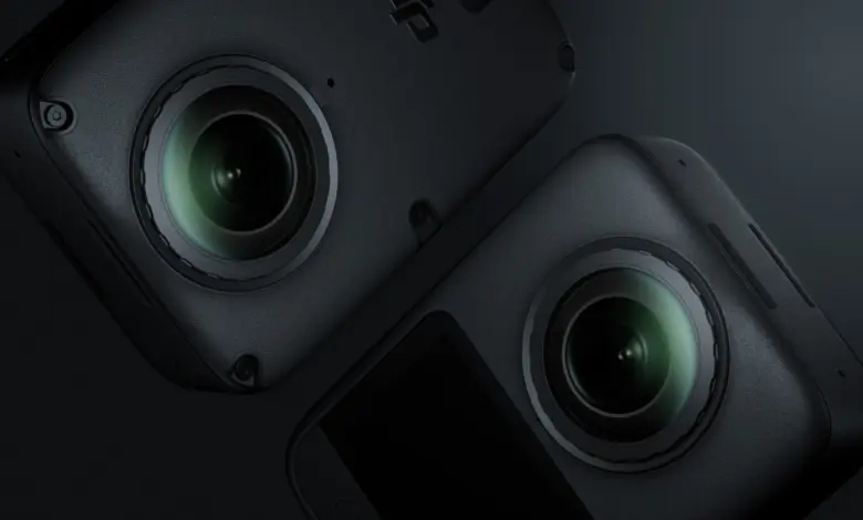 عدستا كاميرا DJI Osmo 360 II عن قرب