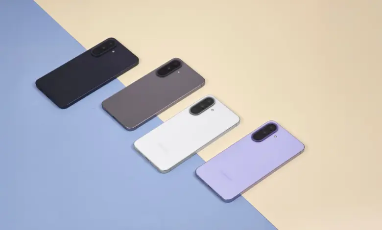 ألوان هاتف Galaxy A57 5G الأربعة