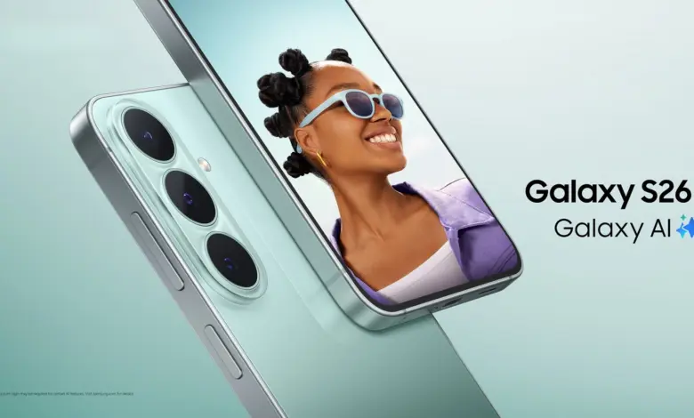 هاتف سامسونج Galaxy S26 FE باللون Pistachio