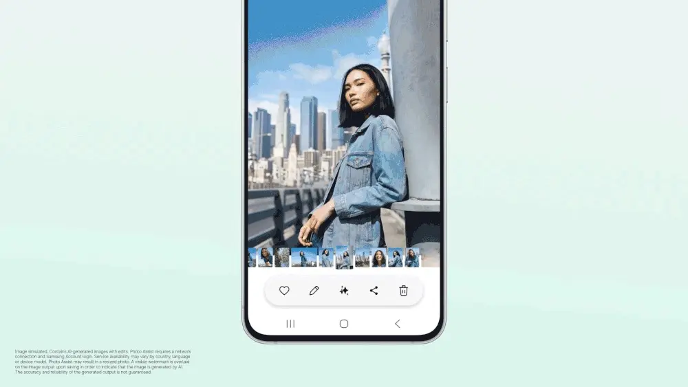 ميزة Photo Assist لتعديل الصور في Galaxy S26 FE