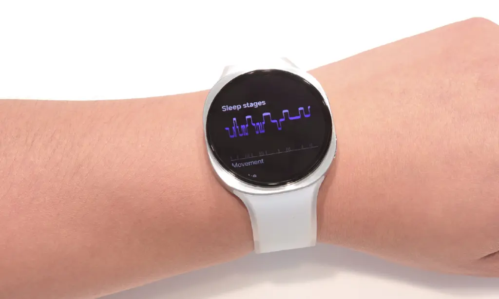 مراحل النوم على شاشة ساعة Galaxy Watch9