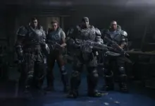 فريق Bravo بقيادة Marcus Fenix في لعبة Gears of War: E-Day