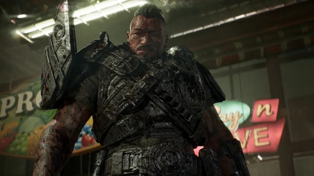 أحد جنود فريق Bravo في Gears of War: E-Day