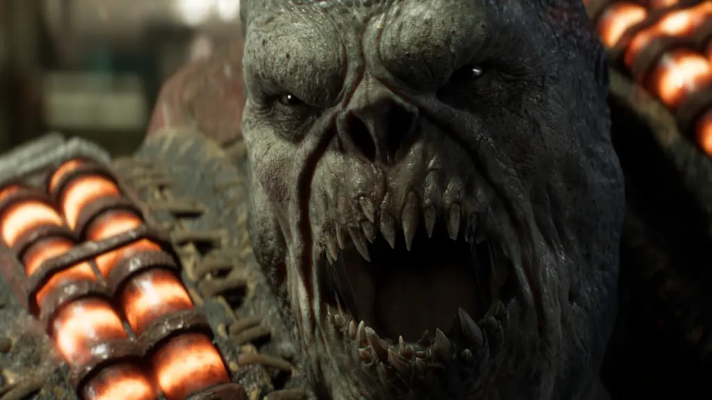 وجه أحد مقاتلي Locust في Gears of War: E-Day