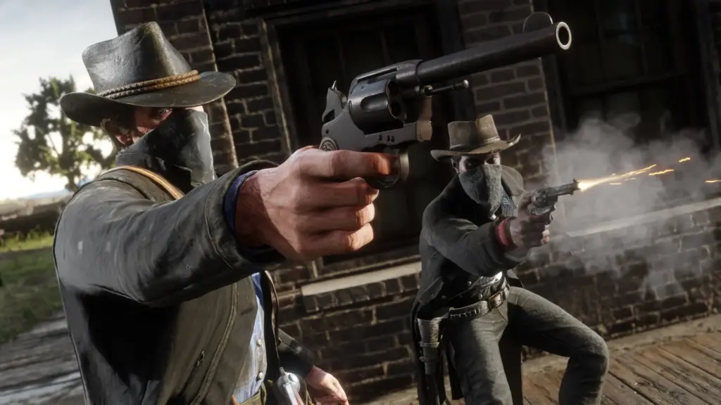 لقطة من لعبة Red Dead Redemption 2