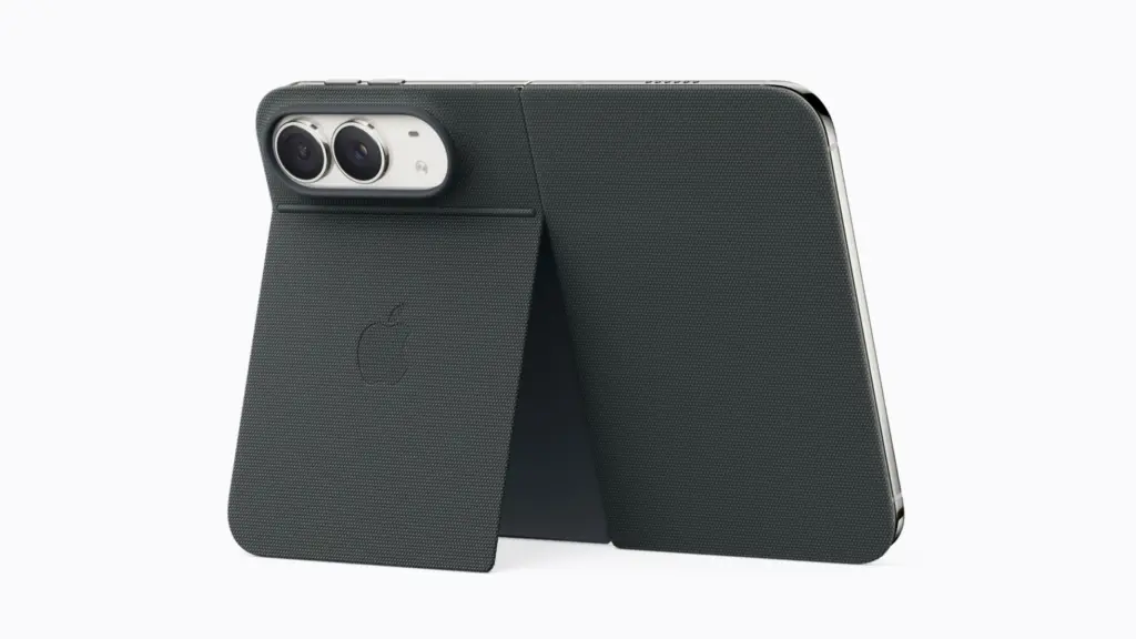 غطاء iPhone Duo Folio بمسند مدمج باللون الكحلي