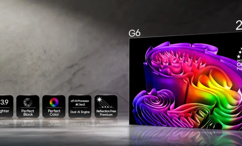تلفزيون LG OLED evo G6 إصدار 2026