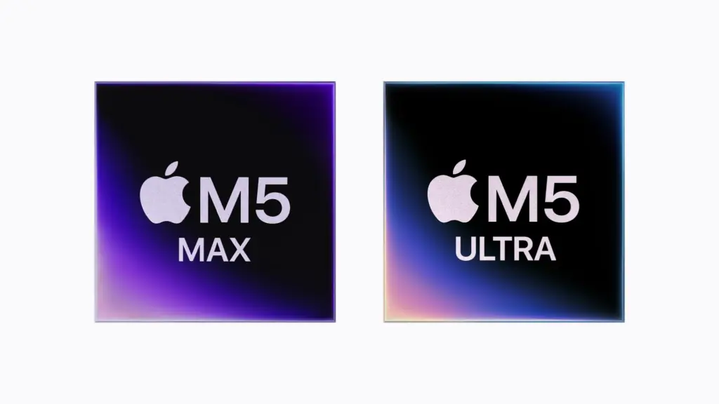 شريحتا Apple M5 Max وM5 Ultra في جهاز Mac Studio