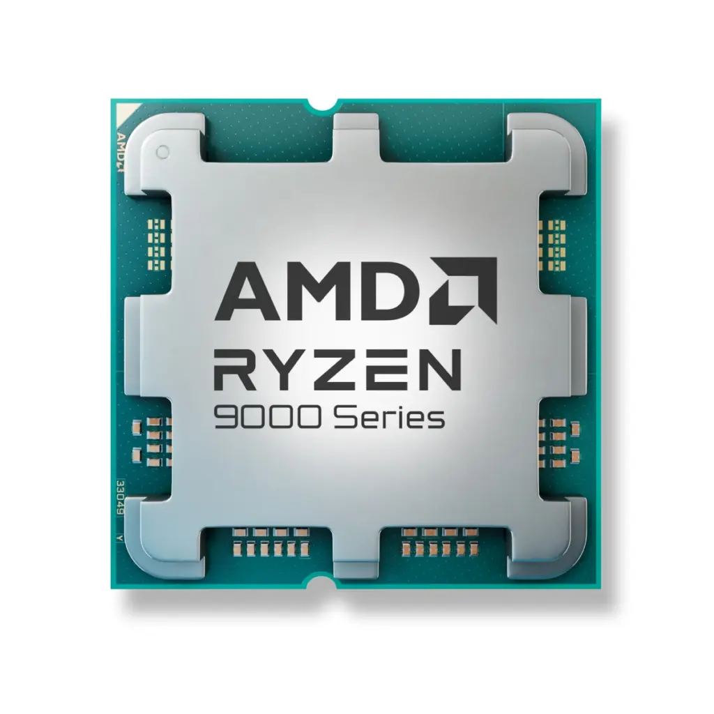 شريحة معالج من عائلة AMD Ryzen 9000 التي ينتمي إليها Ryzen 7 9850X3D