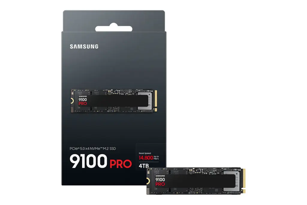 علبة وحدة التخزين Samsung 9100 PRO سعة 4 تيرابايت