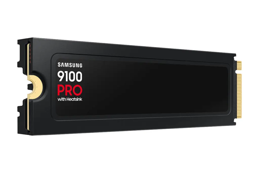 وحدة Samsung 9100 PRO سعة 1 تيرابايت مع مشتت حراري