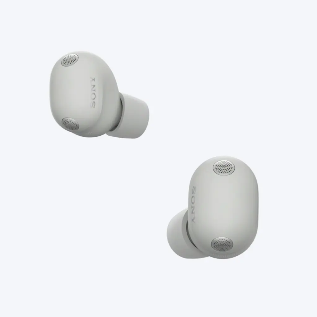 سماعتا Sony WF-1000XM6 باللون الفضي