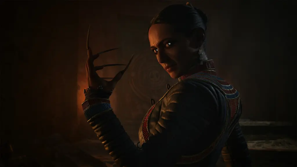 مصاصة دماء بمخالب في مشهد من The Blood of Dawnwalker