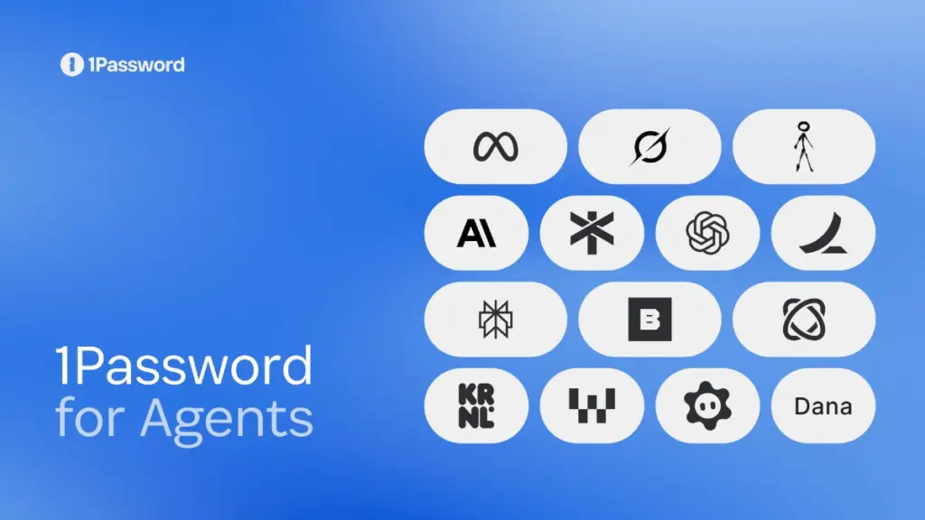 شعارات الوكلاء المرتبطين بخدمة 1Password for Agents