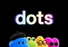 شعار dots مع شخصيات ملونة من OpenAI
