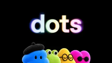 شعار dots مع شخصيات ملونة من OpenAI