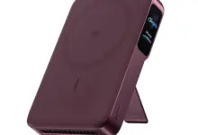 باور بانك Anker MagGo Power Bank 2 Pro المغناطيسي باللون العنابي