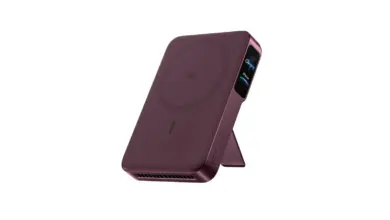 باور بانك Anker MagGo Power Bank 2 Pro المغناطيسي باللون العنابي