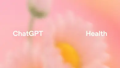 غلاف OpenAI لميزة ChatGPT Health بخلفية وردية وزهرة