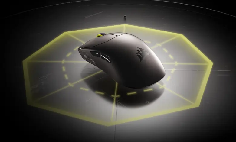 فأرة Corsair Sabre V3 Pro فوق مخطط PureVector