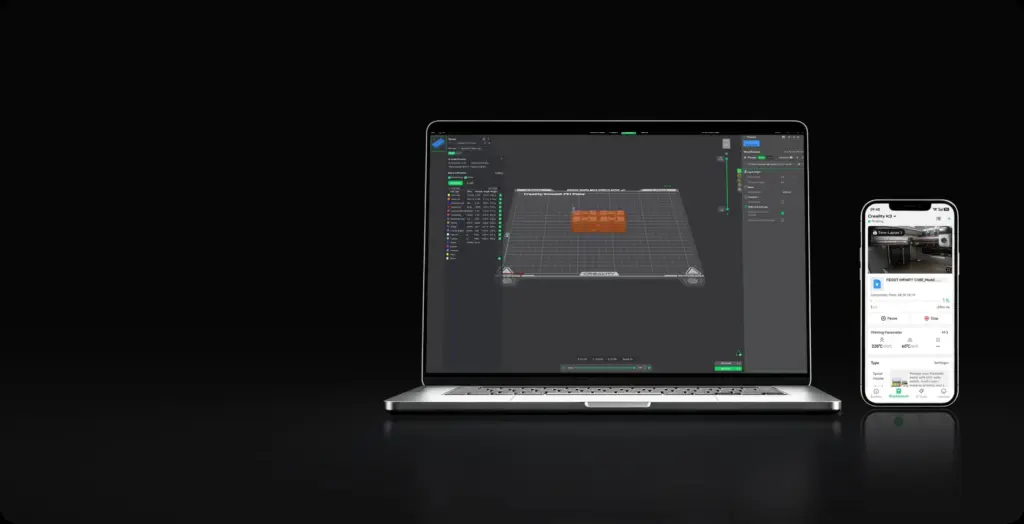 رأس طباعة Creality K3 مع وحدات الفوهات الأربع