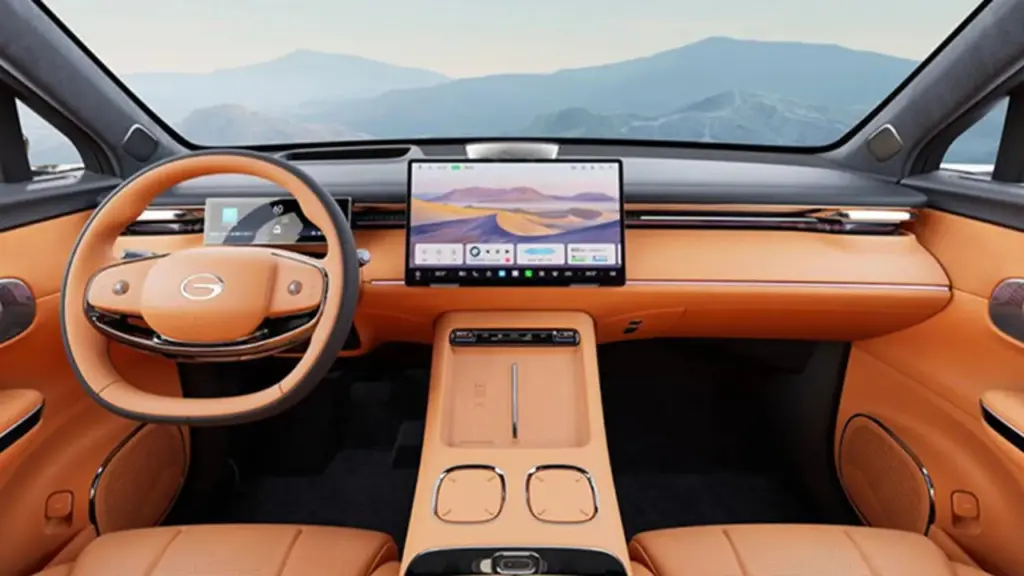مقصورة GAC GS7 PHEV مع شاشة 15.6 بوصة