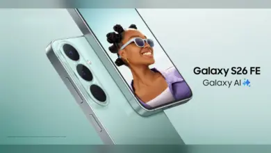 هاتف سامسونج Galaxy S26 FE باللون Pistachio