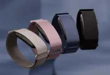 أربعة أساور Garmin Cirqa بألوان مختلفة