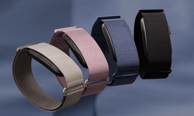 أربعة أساور Garmin Cirqa بألوان مختلفة