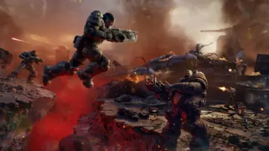 مشهد قتالي من لعبة Gears of War: E-Day