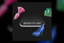 أوامر مهارات Gemini مثل photo-to-cad على خلفية داكنة