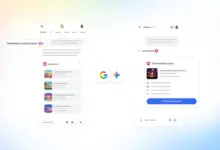 رسم توضيحي من Google يربط تطبيقات Gemini والبحث بحجز عشاء