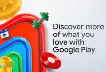 صورة ترويجية لتحديثات Google Play بعبارة Discover more of what you love
