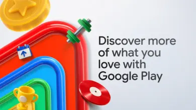 صورة ترويجية لتحديثات Google Play بعبارة Discover more of what you love