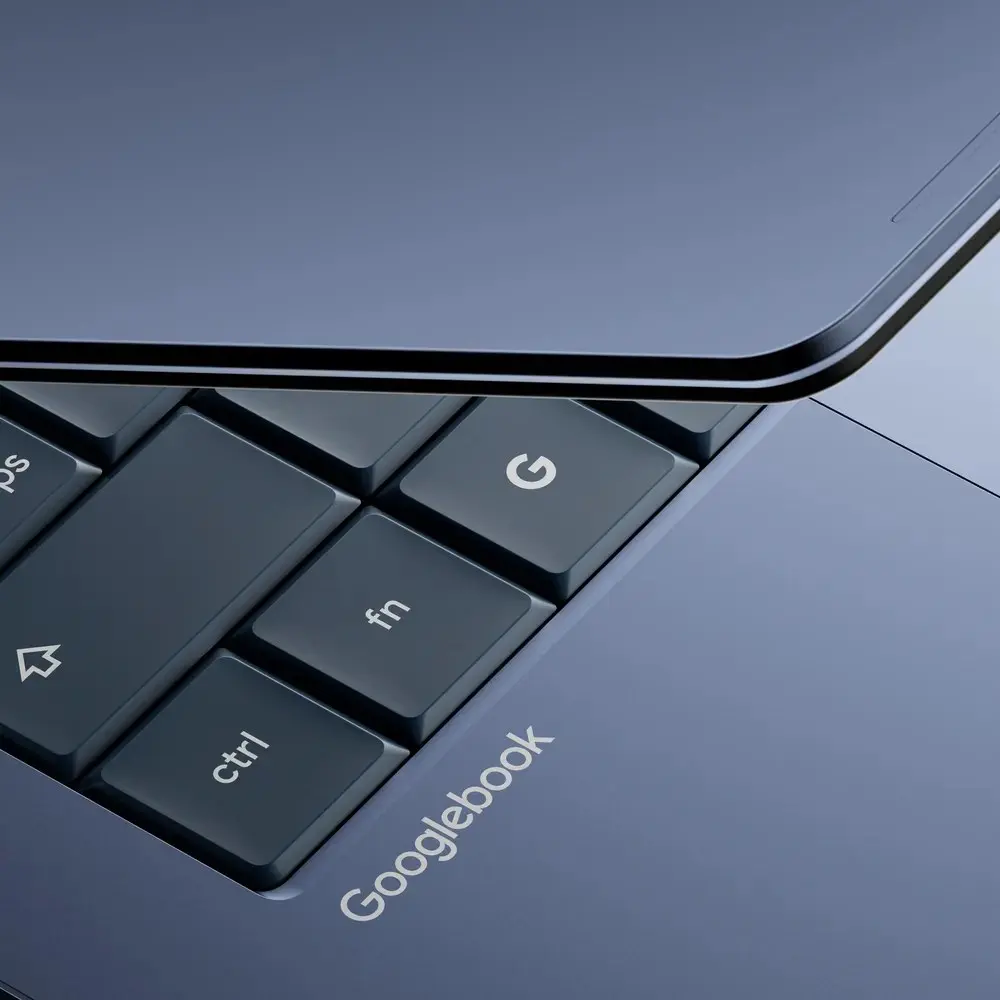 لوحة مفاتيح وشعار لابتوب Googlebook