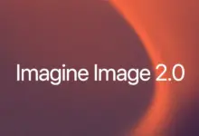 شعار Imagine Image 2.0 على خلفية متدرجة