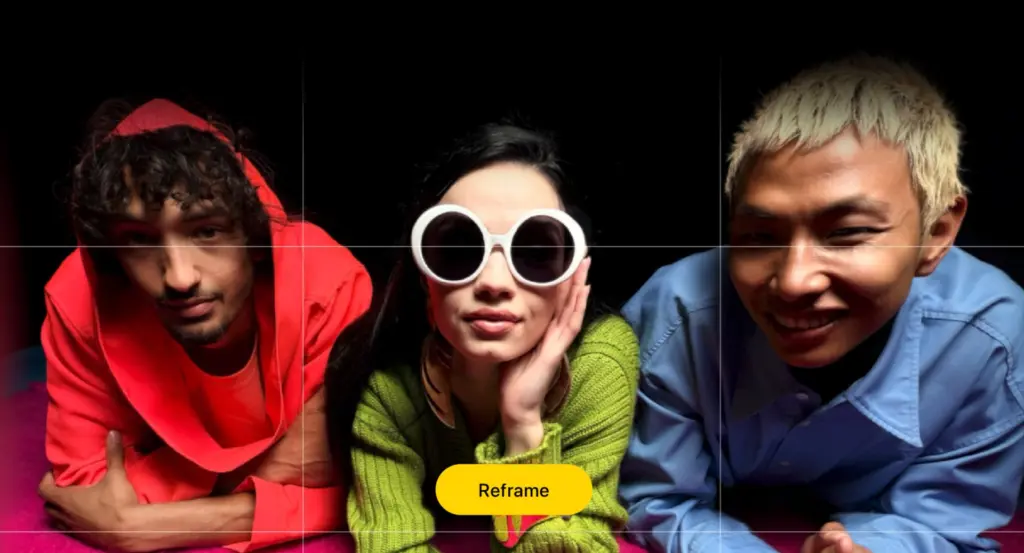 أداة Reframe في تطبيق الصور ضمن iOS 27