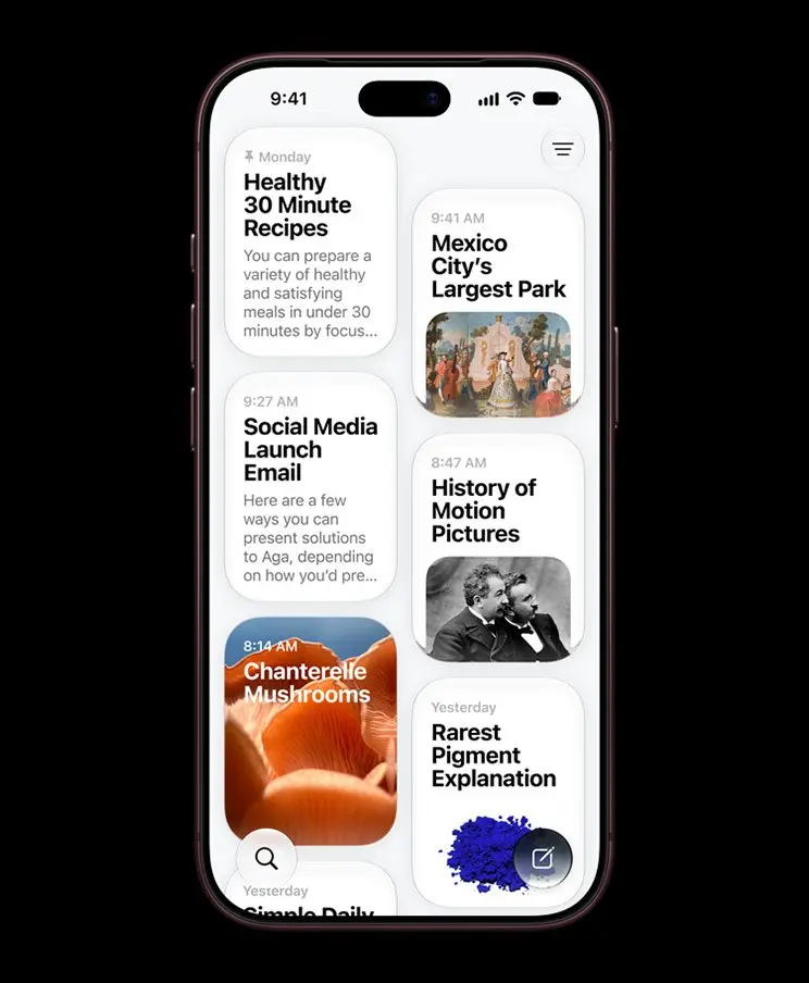 تطبيق Siri الجديد في iOS 27 يعرض المحادثات والبطاقات