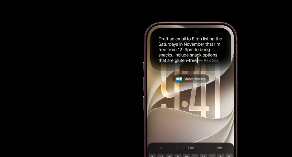 محادثة مع Siri AI الجديدة في iOS 27 على الآيفون