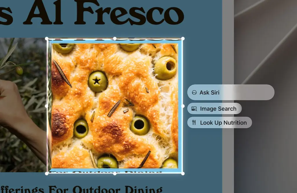 ميزة Visual Intelligence وSiri AI على ماك في macOS 27
