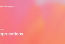 بطاقة صفحة إيقاف النماذج Deprecations في وثائق OpenAI للمطورين