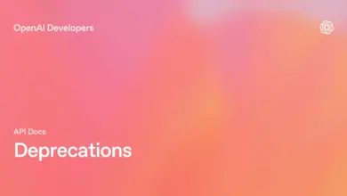 بطاقة صفحة إيقاف النماذج Deprecations في وثائق OpenAI للمطورين