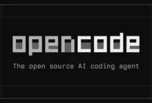 شعار OpenCode وكيل البرمجة مفتوح المصدر