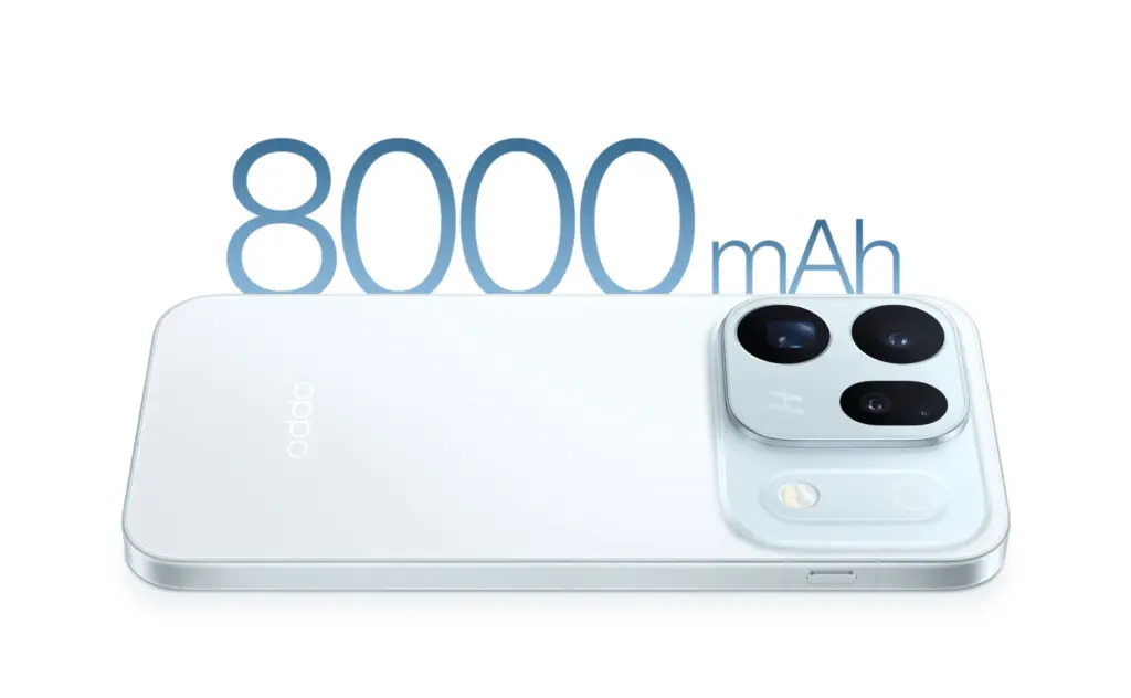 هاتف Oppo Find X10 مع الرقم 8000 مللي أمبير للبطارية