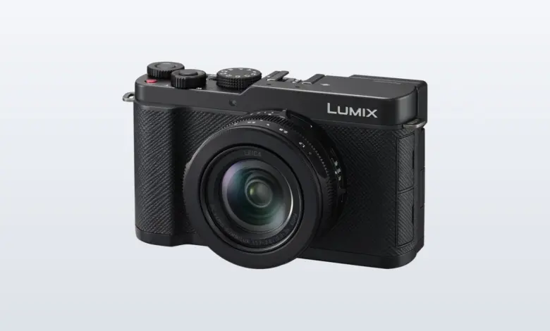 كاميرا Panasonic Lumix L10 السوداء بعدسة Leica 24-75 مم