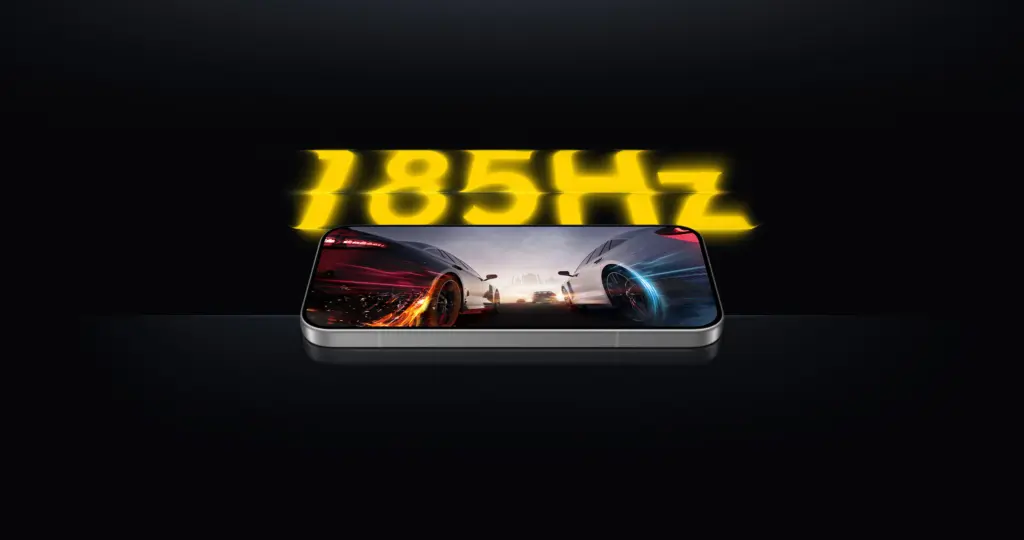 شاشة POCO F9 Pro بتردد 185 هرتز